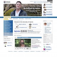 uvic.ca Univserity of Victoria Website Design